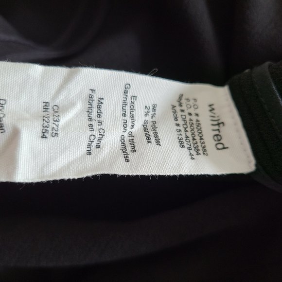 SOLD-Aritzia Wilfred Chevalier Black Blazer - Picture 3 of 7